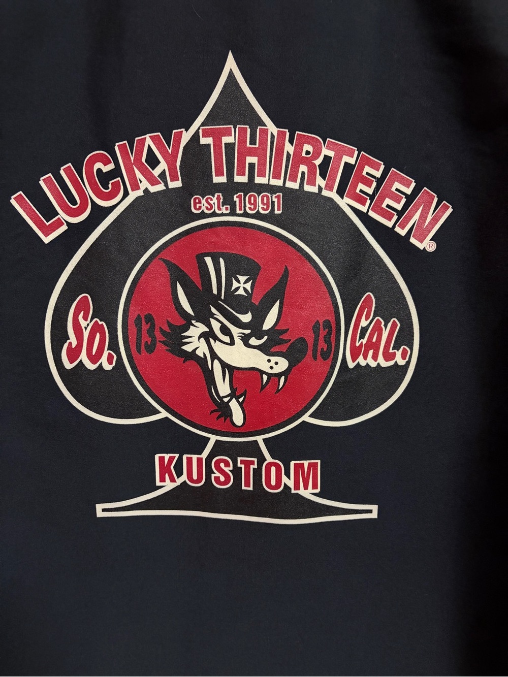 Lucky 13 Shop Shirt Kustom Wolf